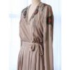 Sarah Jessica Parker Beige Beaded Longline Coat