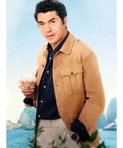 Henry Golding Another Simple Favor Brown Jacket