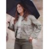 Searching for Spain 2025 Eva Longoria Grey Jacket