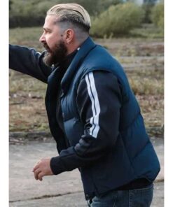 Shia LaBeouf Salvable 2025 Blue Vest