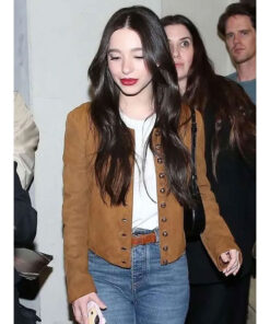 Mikey Madison Brown Leather Jacket