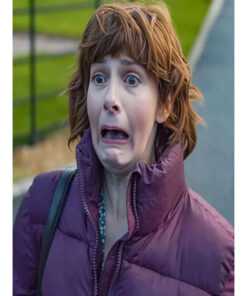 Such Brave Girls 2025 Louise Brealey Purple Jacket