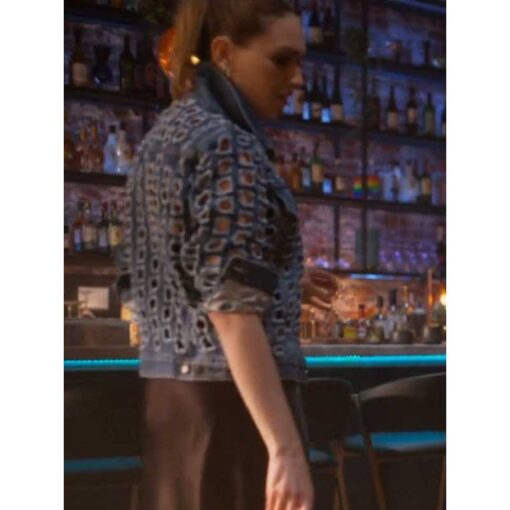 The L Word Generation Q S03 Jamie Clayton Cutout Denim Jacket