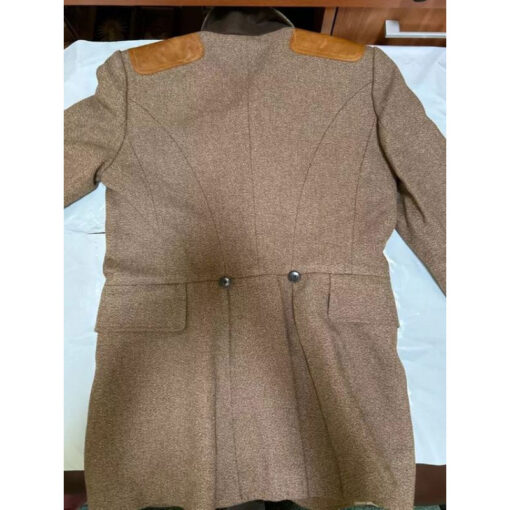 Uzo Aduba Brown Jacket With Leather Patches