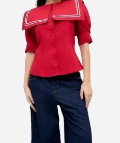 The One Show 2025 Alex Jones Sailor Neck Shirt