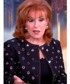The View Joy Behar Grommet Embellished Jacket