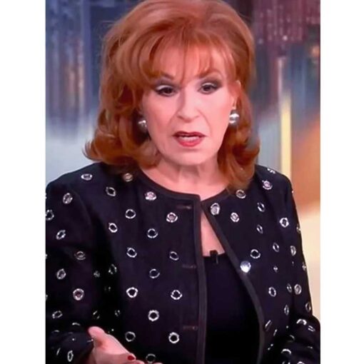 The View Joy Behar Grommet Embellished Jacket