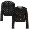 The View Joy Behar Grommet Embellished Jacket