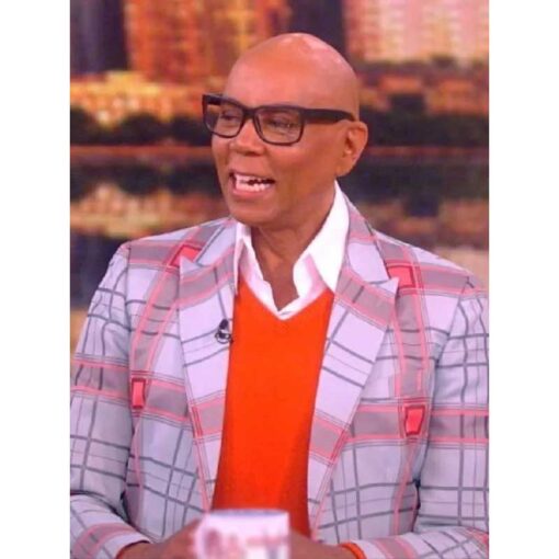 The View RuPaul Plaid Suit