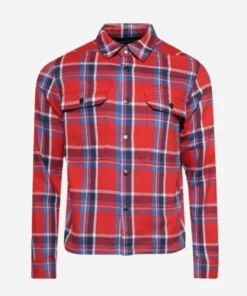 The Voice S27 Adam Levine Red Plaid Shirt
