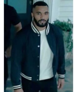 Tyler Lepley Black Varsity Jacket