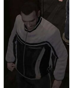 Video Game GTA IV Albanian Leather Jacket