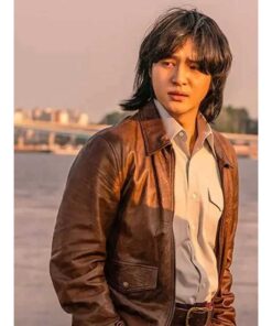 Yang Se-jong Low Life 2025 Brown Leather Jacket