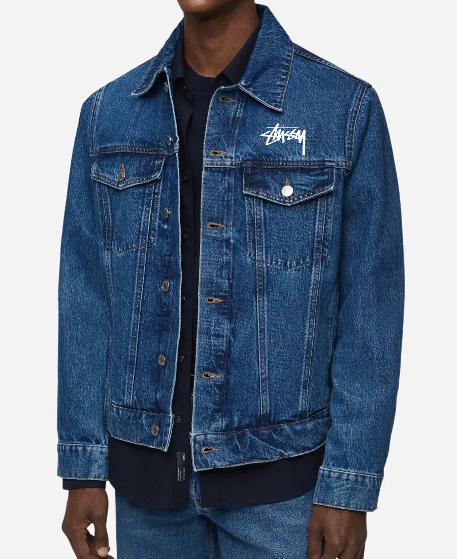 Stussy 8 Ball Jean Jacket - Image 2