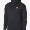 Fc Barcelona Black Tech Fleece Jacket