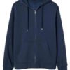 Navy Blue Zipper Hoodie