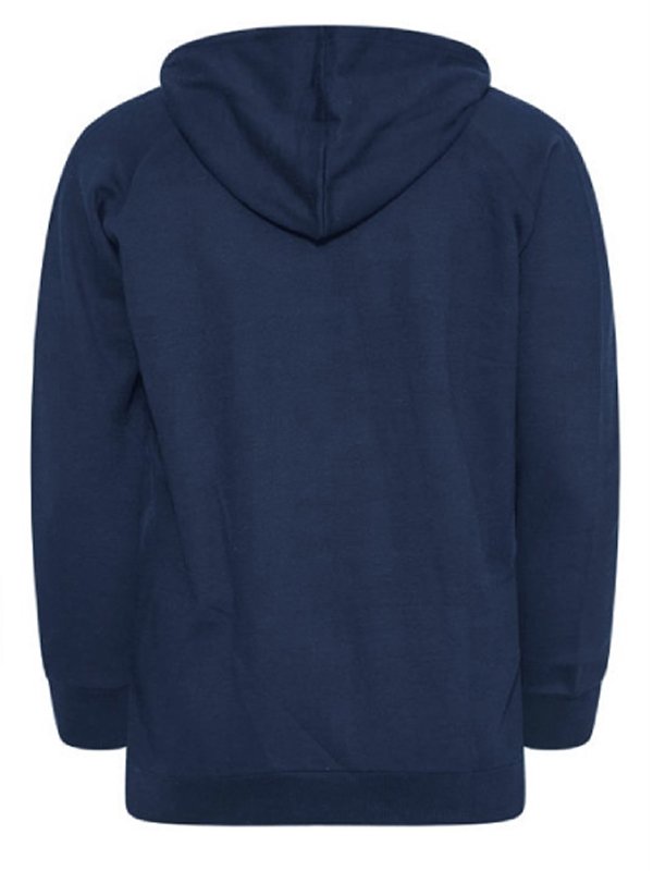 Navy Blue Zipper Hoodie