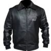 Pelle Pelle Exotic Ghost Bomber Leather Jacket