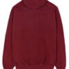 Simple Style Maroon Hoodie