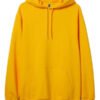 Simple Style Yellow Hoodie