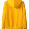 Simple Style Yellow Hoodie