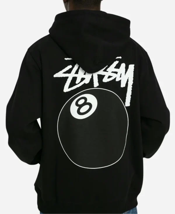 Stussy 8 Ball Black Hoodie