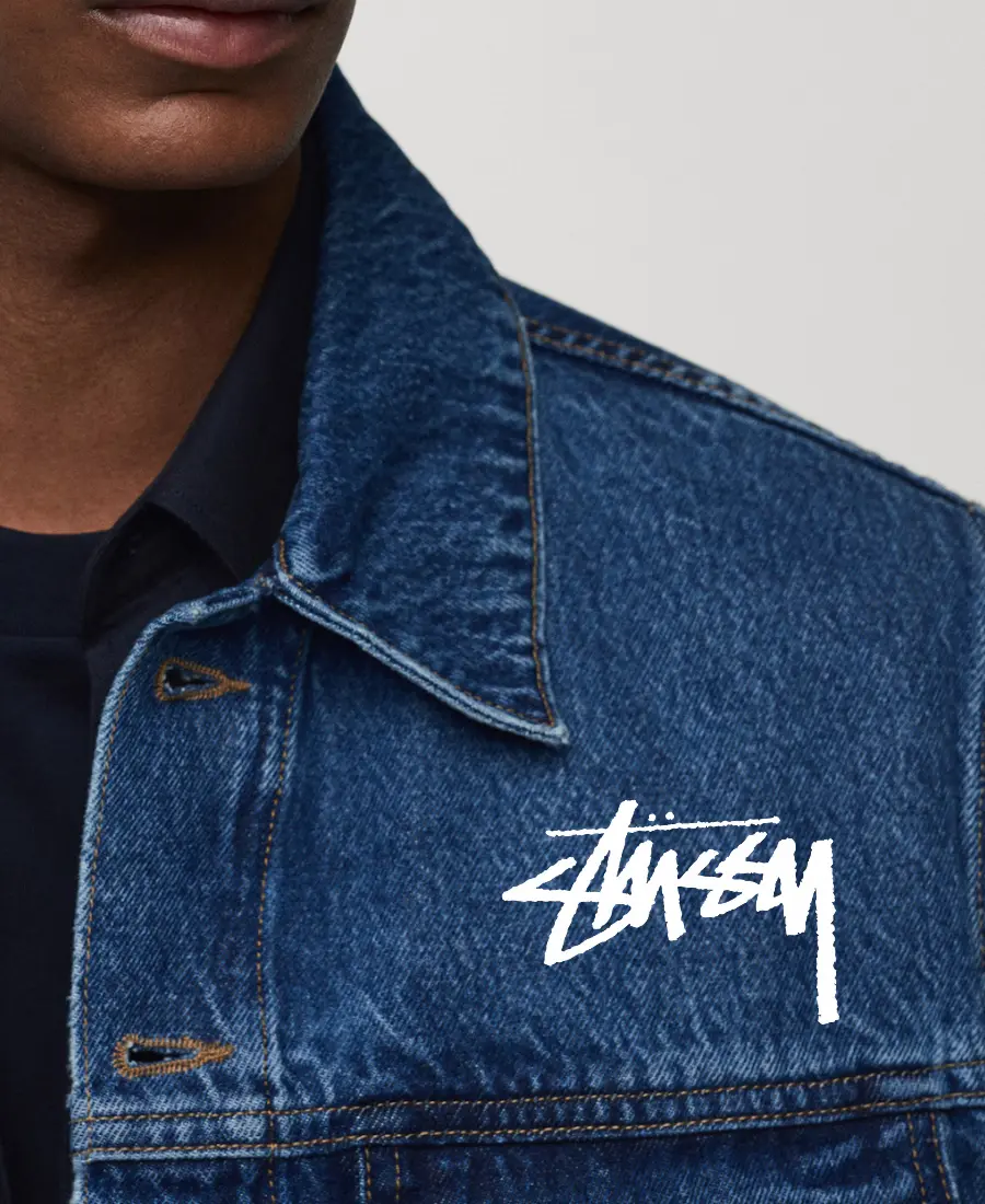 Stussy 8 Ball Jean Jacket - Image 3