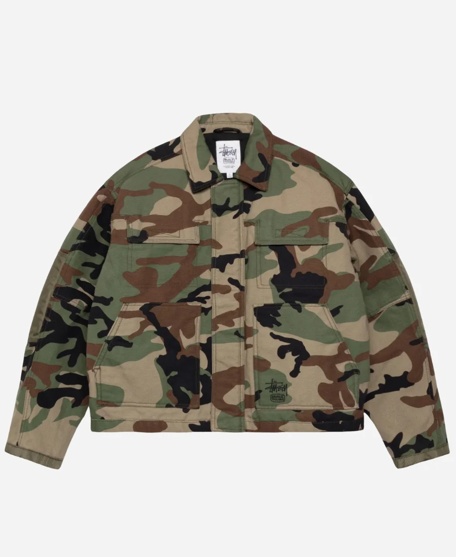 Stussy Utility Work Camo Jacket - Image 3