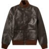 Vintage Brown A-1 Flight Leather Bomber Jacket