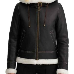 Women B3 Aviator Bomber Shearling Jacket