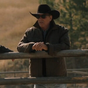 Yellowstone John Dutton’s Brown Quilted Jacket
