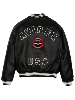 Avirex Stadium Leather Jacket - Image 2