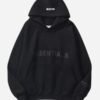 Black Essentials Hoodie