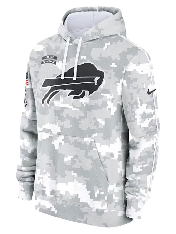 Buffalo Bills Salute To Service Camo Hoodie