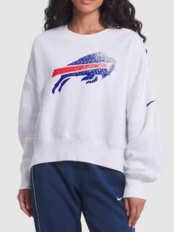 Buffalo Bills White Rivalries Sweatshirt