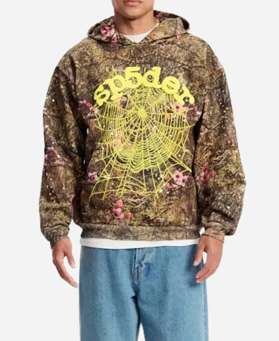 Sp5der Camo Hoodie - Image 3