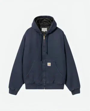 Carhartt Navy Blue Hooded Jacket