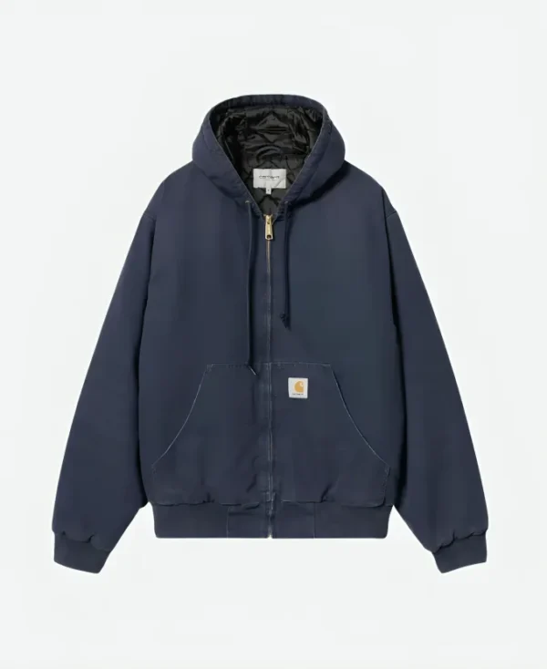 Carhartt Navy Blue Hooded Jacket
