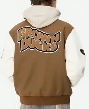 Carhartt WIP Brown Ducks Bomber Jacket - Image 2