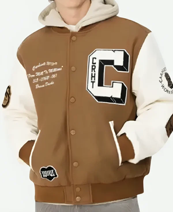 Carhartt WIP Brown Ducks Bomber Jacket
