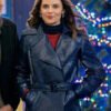 Christmas In Notting Hill Sarah Ramos Leather Coat