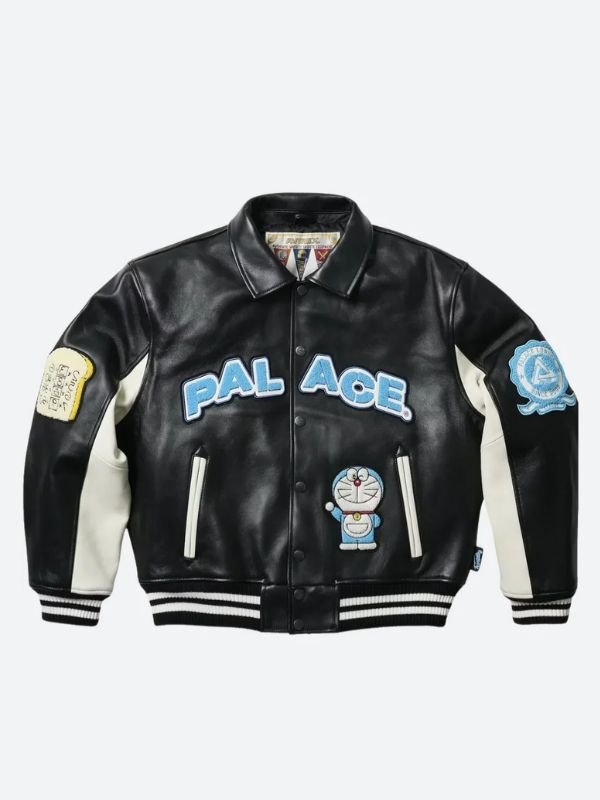 Doraemon X Palace X Avirex Leather Jacket - Image 3