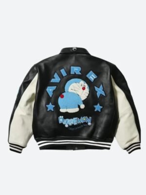 Doraemon X Palace X Avirex Leather Jacket - Image 4