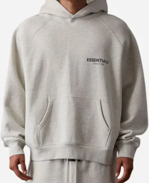 Essentials Light Oatmeal Hoodie