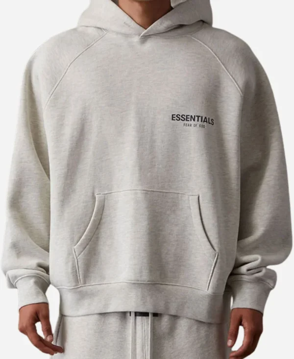 Essentials Light Oatmeal Hoodie