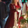 Everything Christmas Cindy Busby Maroon Coat