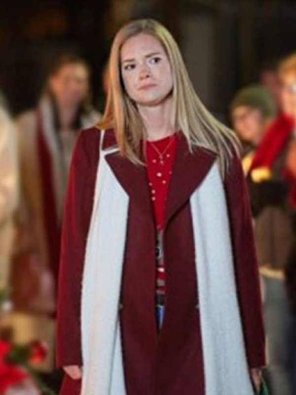 Everything Christmas Cindy Busby Maroon Coat