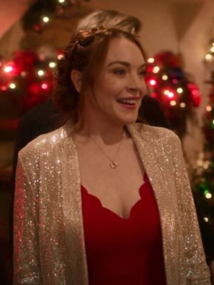 Falling For Christmas Lindsay Lohan Sequin Blazer