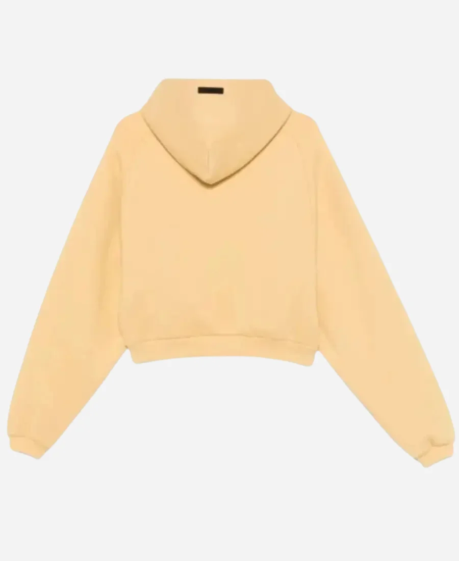 Fear Of God Essentials Cropped Pullover Hoodie - Image 2