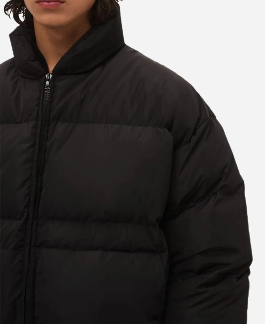 Fear of God Essentials Downfilled Black Puffer Jacket - Image 4
